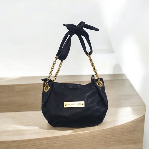 B.CAVALLI shoulder bag leather black - Picture 11 of 13